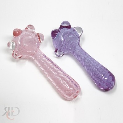 GLASS PIPE PINK MARBLE PIPE GP8021 1CT